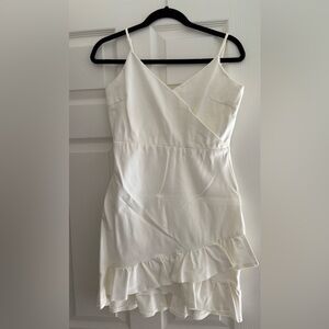 Lulu's White Asymmetrical Dress
